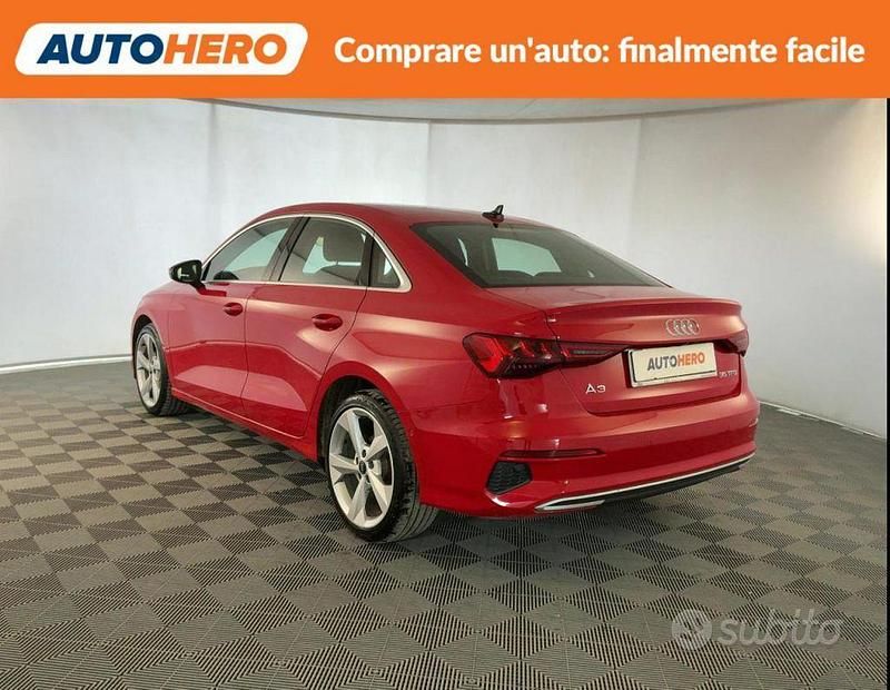 Usata Audi A3 Advanced 150 CV (110 kW) 2022 Rosso Berlina