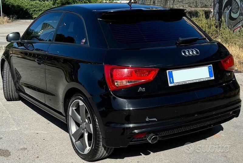 Usata Audi A1 S-Line 105 CV (77 kW) 2011 Nero Utilitaria