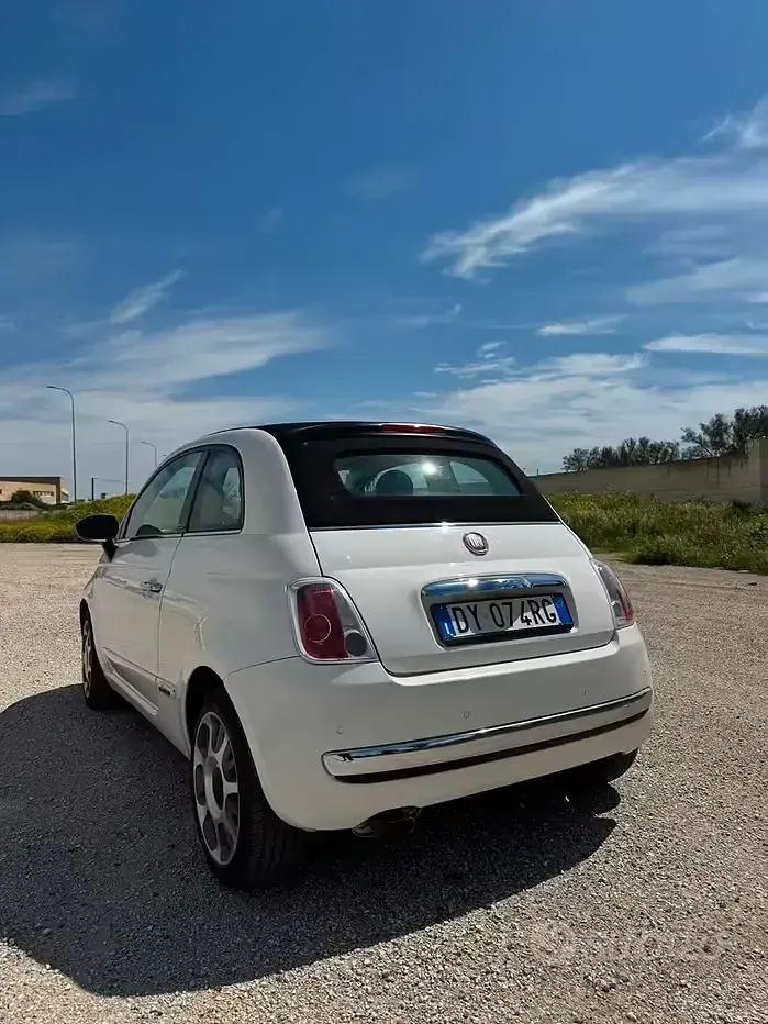 Occasion Fiat 500C 75 ch (55 kW) 2009 Blanc Cabriolet