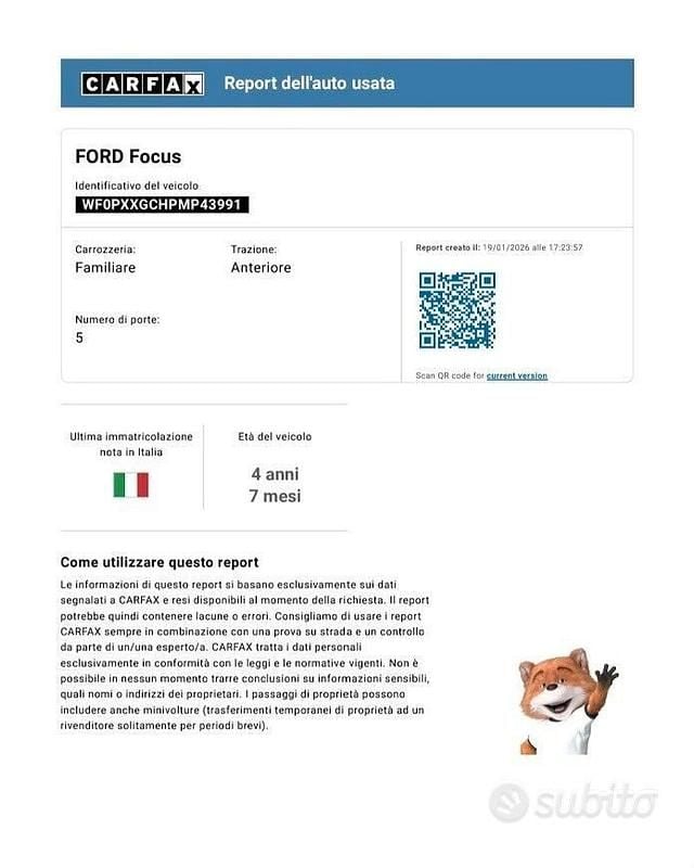 Usata Ford Focus Business Edition 120 CV (88 kW) 2021 Grigio Station wagon