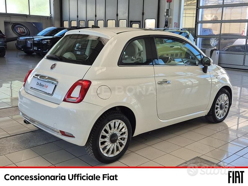 Usata Fiat 500 Lounge 95 CV (69 kW) 2016 Bianco Berlina