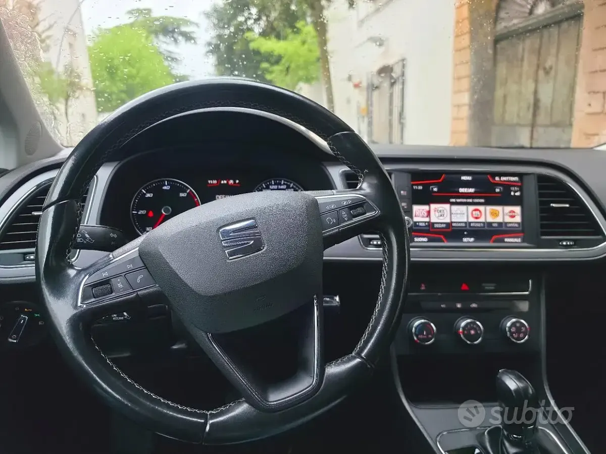 Usata Seat Leon ST Style 115 CV (84 kW) 2018 Grigio Station wagon