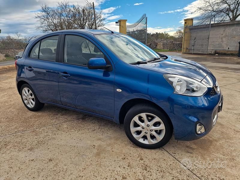 Usata Nissan Micra Tekna 80 CV (58 kW) 2016 Blu Berlina