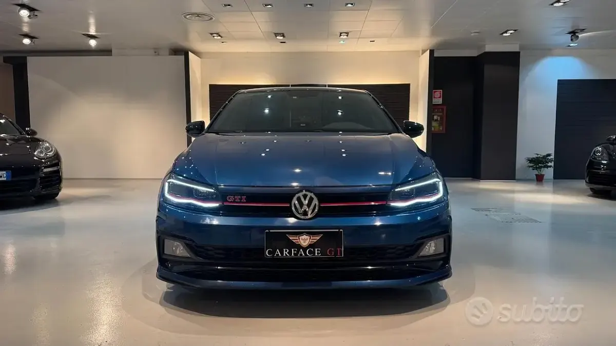 Usata VW Polo GTI 200 CV (147 kW) 2019 Blu Utilitaria