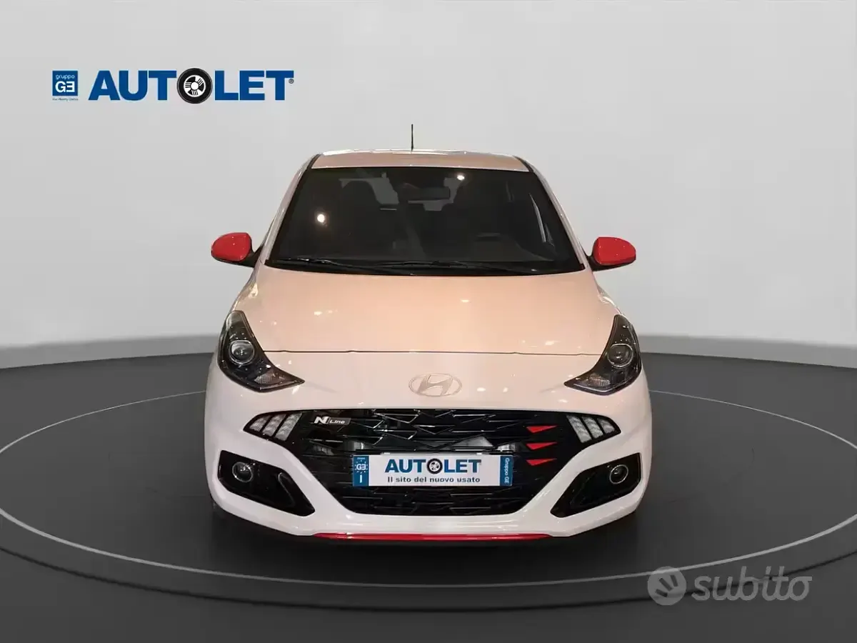 Usata Hyundai i10 N Line 90 CV (66 kW) 2025 Bianco Utilitaria