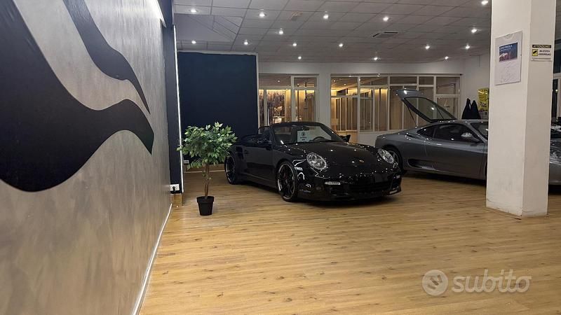 Usata Porsche 911 Turbo Cabriolet 479 CV (352 kW) 2008 Nero Cabrio