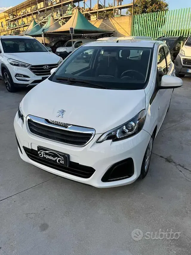 Usata Peugeot 108 Active 69 CV (50 kW) 2015 Bianco Berlina