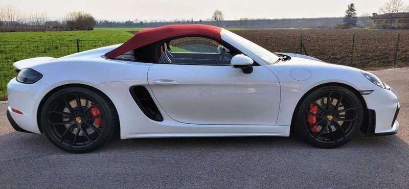 Usata Porsche 718 Spyder 420 CV (308 kW) 2020 Bianco Cabrio