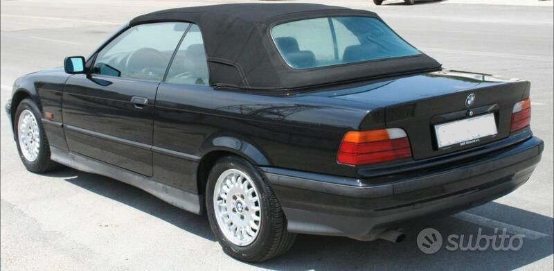 Usata BMW 318 Efficient Dynamics 140 CV (102 kW) 1994 Nero Cabrio