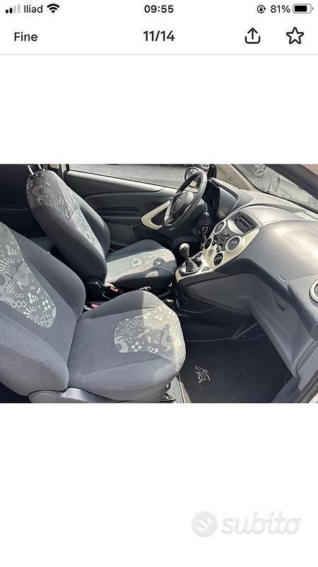Usata Ford Ka 69 CV (50 kW) 2014 Nero Utilitaria