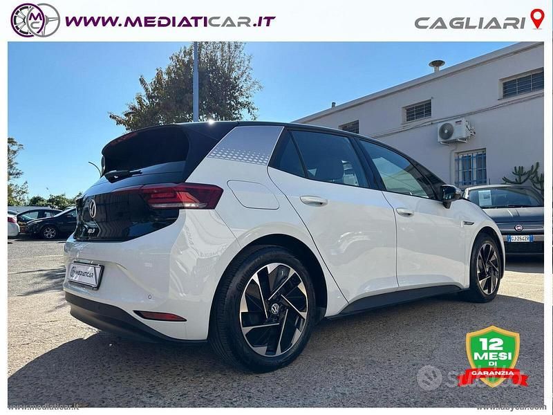 Begagnad VW ID.3 150 kW (204 HK) 2020 Vit Halvkombi
