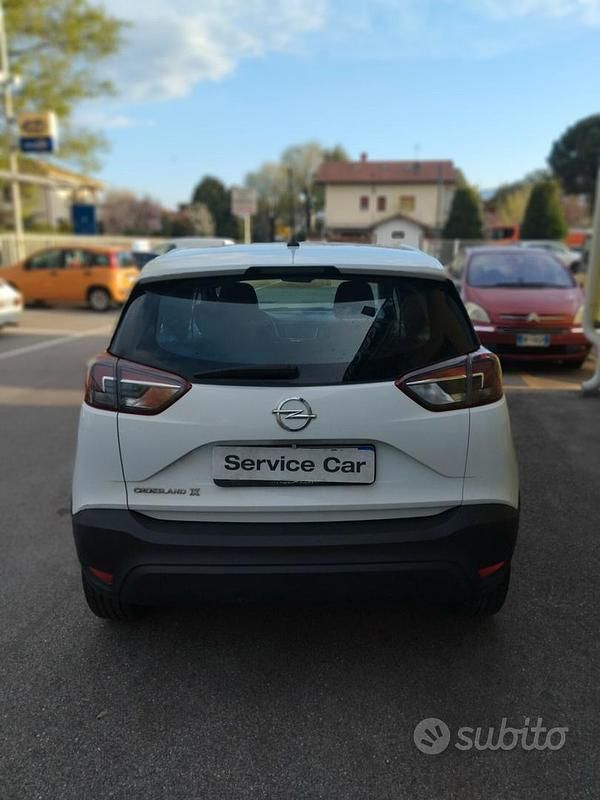 Usata Opel Crossland X 82 CV (60 kW) 2019 Bianco SUV