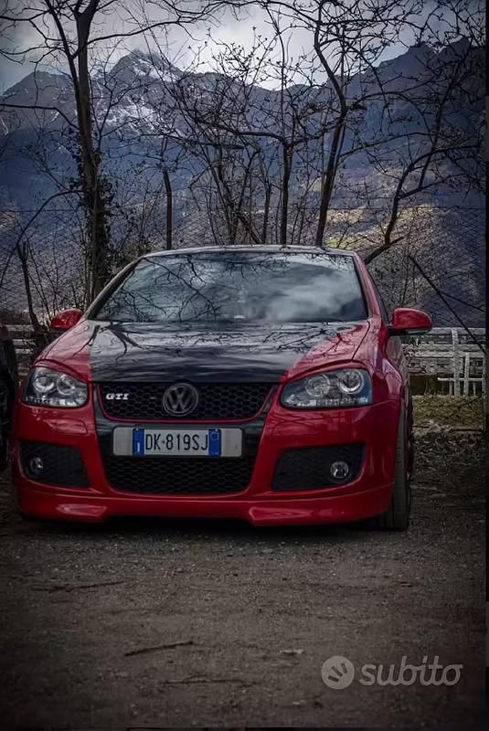 Usata VW Golf VI GTI 286 CV (210 kW) 2008 Rosso Utilitaria