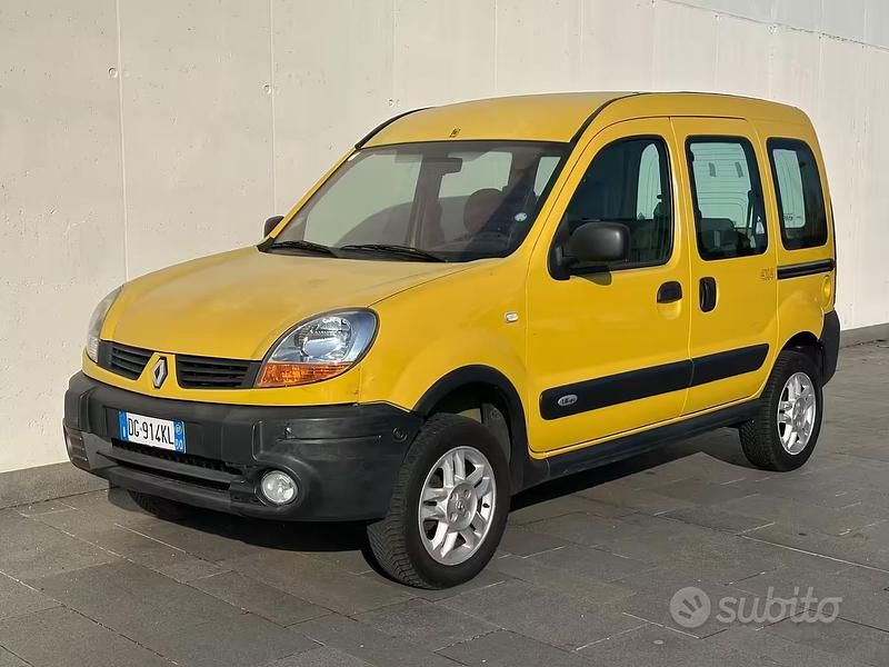 Usata Renault Kangoo Luxe 95 CV (69 kW) 2007 Giallo Monovolume
