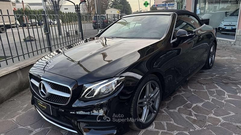 Usata Mercedes E300 AMG 245 CV (180 kW) 2019 Nero Cabrio