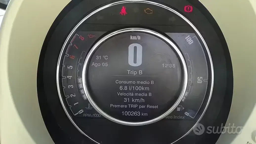 Usata Fiat 500C Riva 69 CV (50 kW) 2016 Cabrio