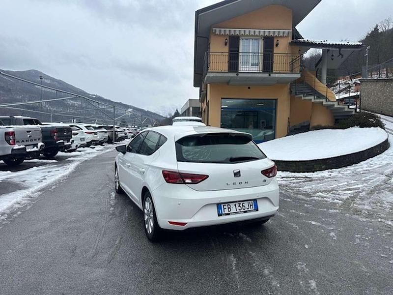 Usata Seat Leon FR 110 CV (80 kW) 2015 Bianco Berlina