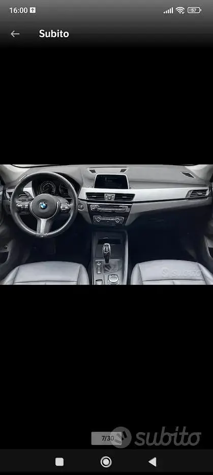 Usata BMW X1 190 CV (139 kW) 2019 Nero SUV