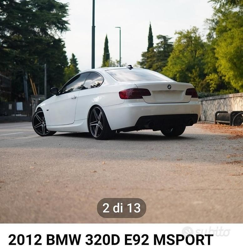 Usata BMW 320 M Sport 2012 Bianco Coupé