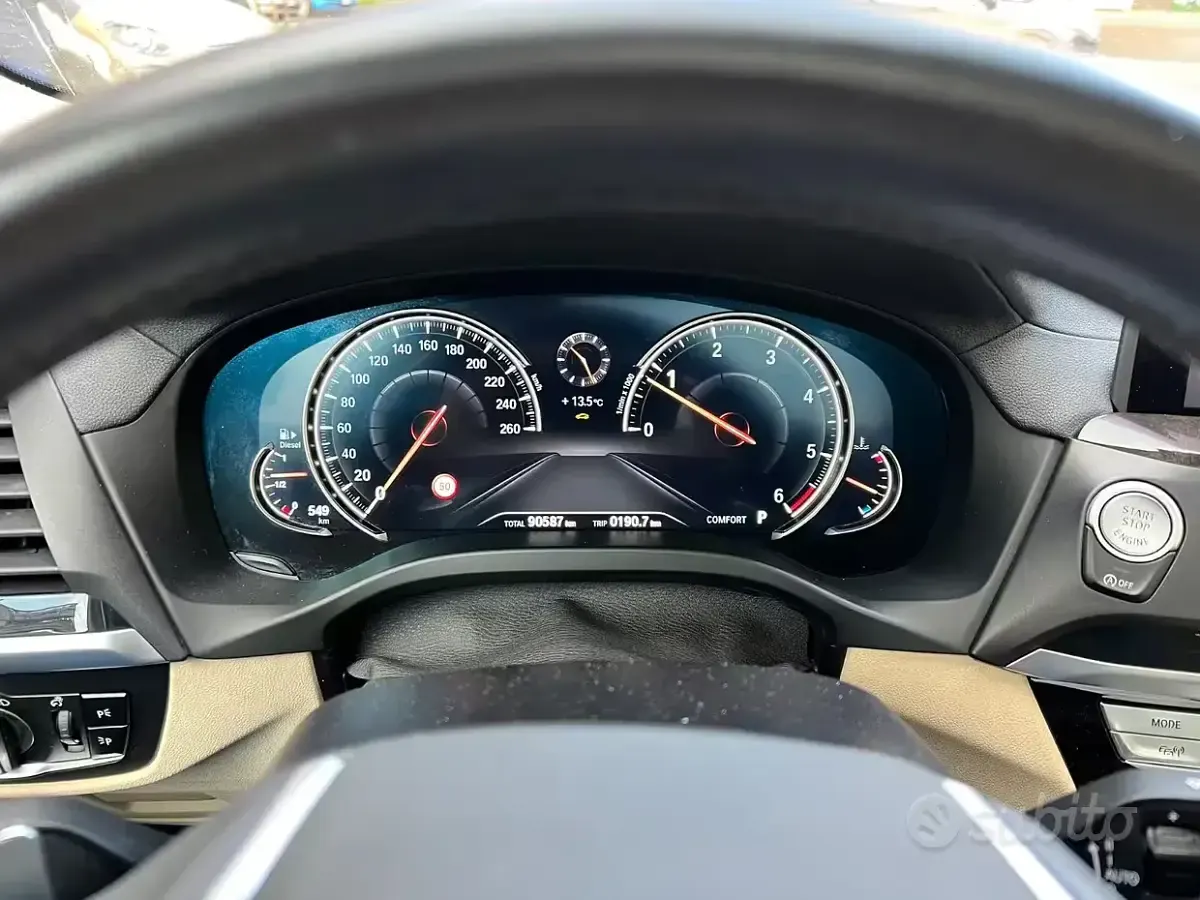 Usata BMW X3 Luxury Line 150 CV (110 kW) 2018 Nero SUV