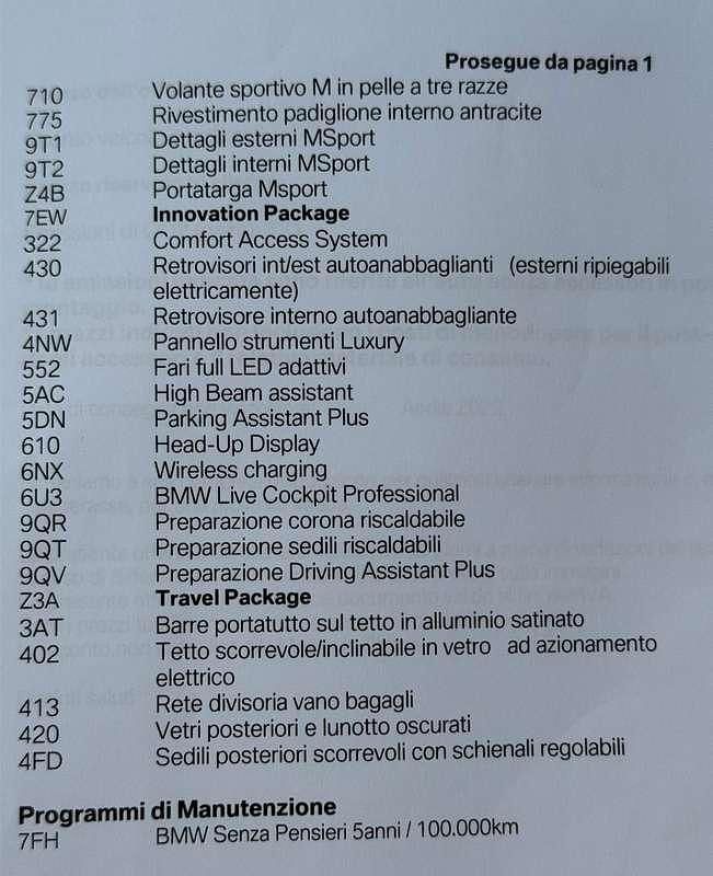 Usata BMW 218 Active Tourer Luxury Line 150 CV (110 kW) 2023 Monovolume