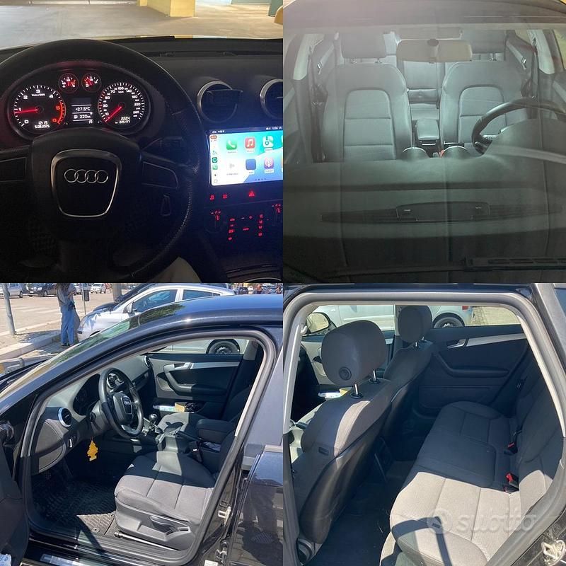 Usata Audi A3 105 CV (77 kW) 2010 Nero Utilitaria