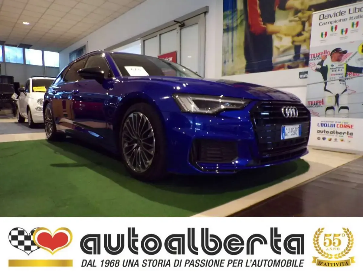 Usata Audi A6 S-line plus 265 CV (194 kW) 2022 Blu Station wagon