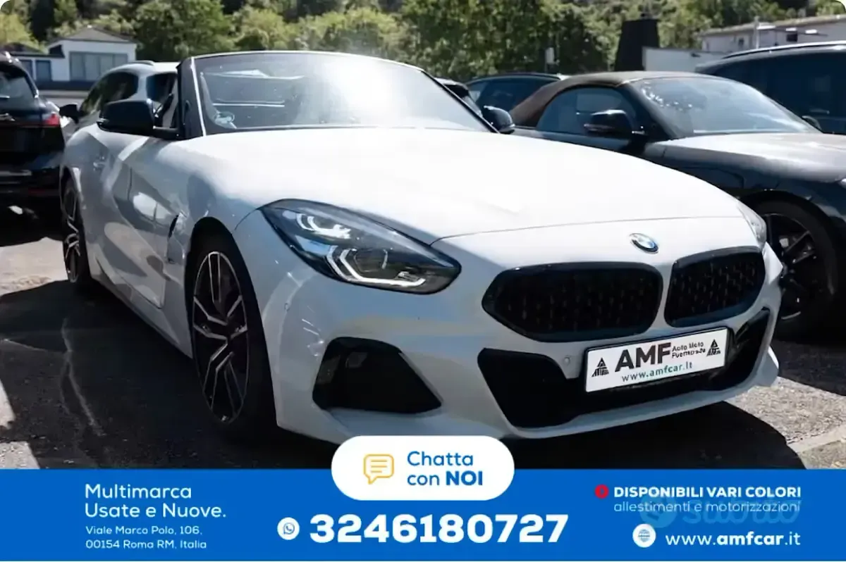 Usata BMW Z4 M Sport 197 CV (144 kW) 2022 Bianco Cabrio