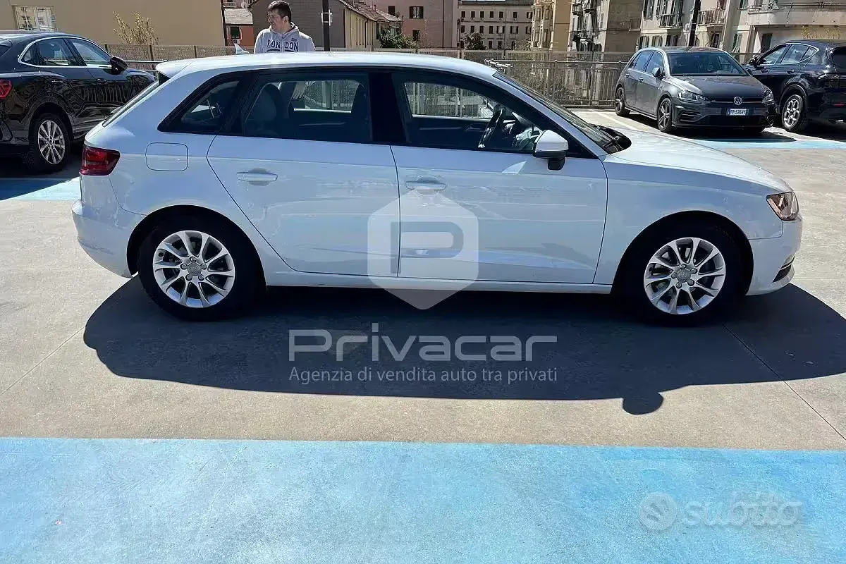 Usata Audi A3 Sportback Ambition 110 CV (80 kW) 2016 Bianco Utilitaria