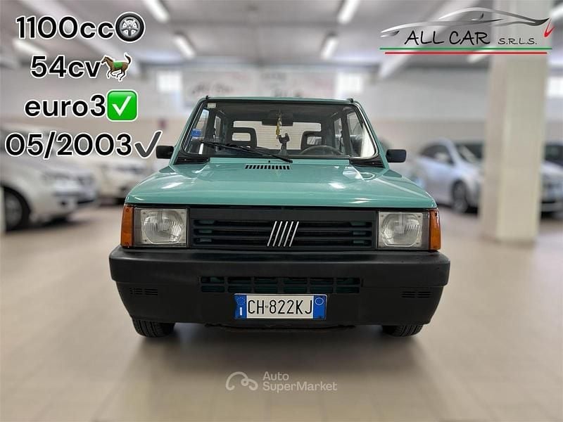 Usata Fiat Panda Young 54 CV (39 kW) 2003 Verde Utilitaria