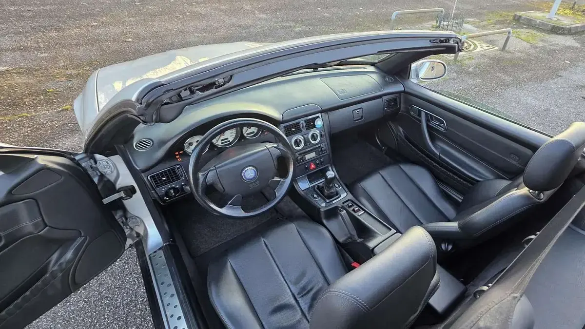 Usata Mercedes SLK200 192 CV (141 kW) 1999 Grigio Cabrio