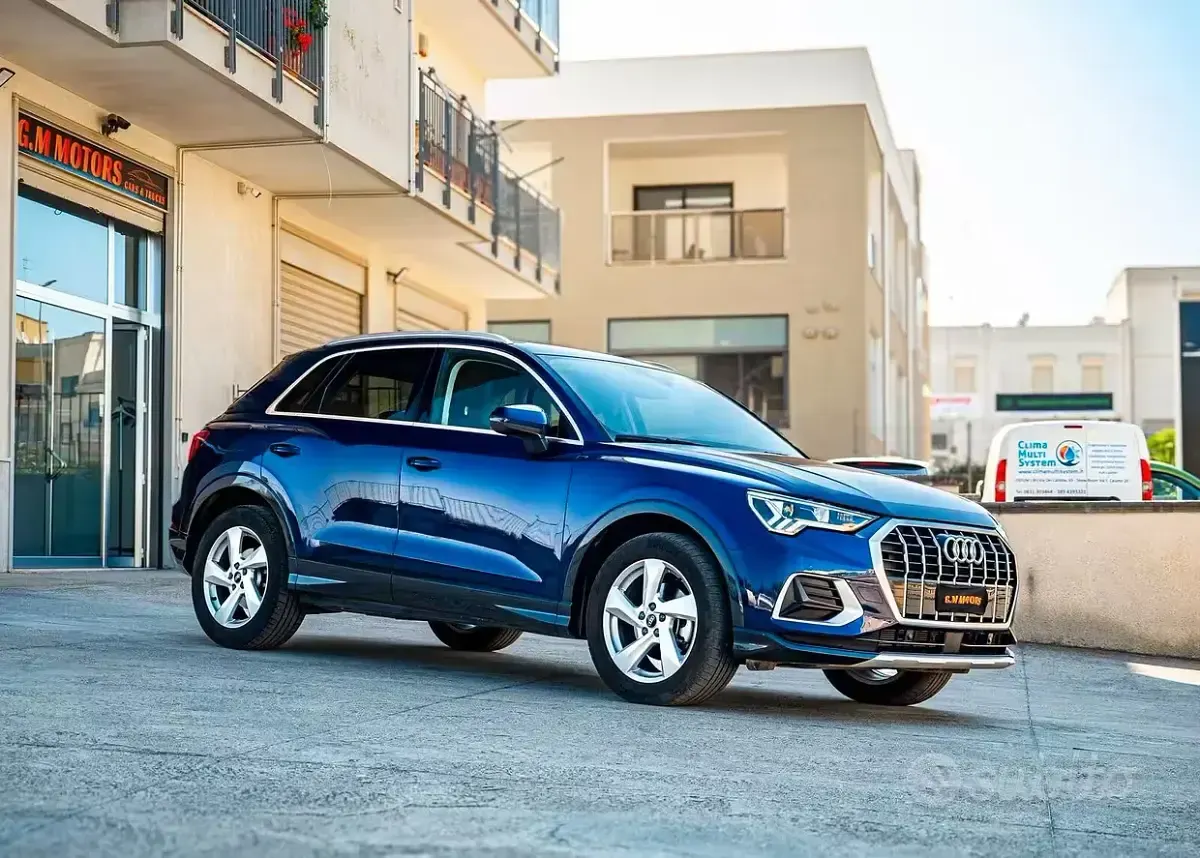 Usata Audi Q3 Advanced 150 CV (110 kW) 2023 Blu SUV