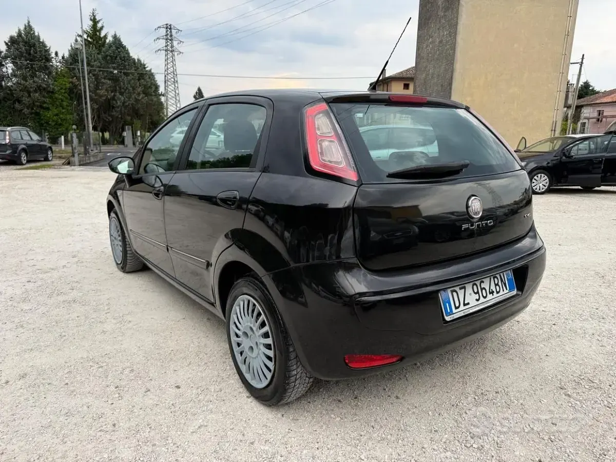 Usata Fiat Punto Evo Active 77 CV (56 kW) 2010 Nero Utilitaria