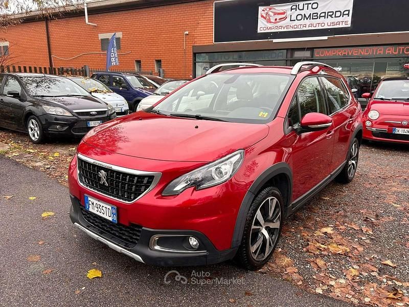 Usata Peugeot 2008 S 110 CV (80 kW) 2018 Rosso SUV