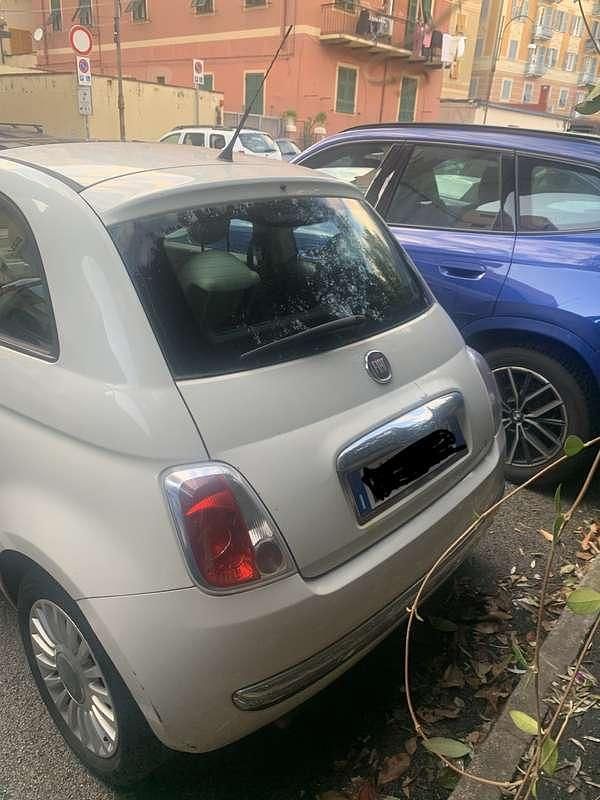 Usata Fiat 500 Lounge 69 CV (50 kW) 2008 Bianco Utilitaria