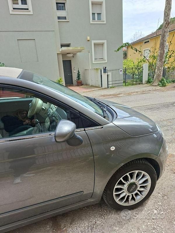 Usata Fiat 500C Lounge 69 CV (50 kW) 2011 Grigio Cabrio