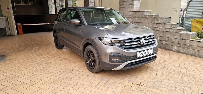 Grigio Usata 2019 VW T-Cross SUV | 22.800 € (Molto cara) - Immagine 1/4