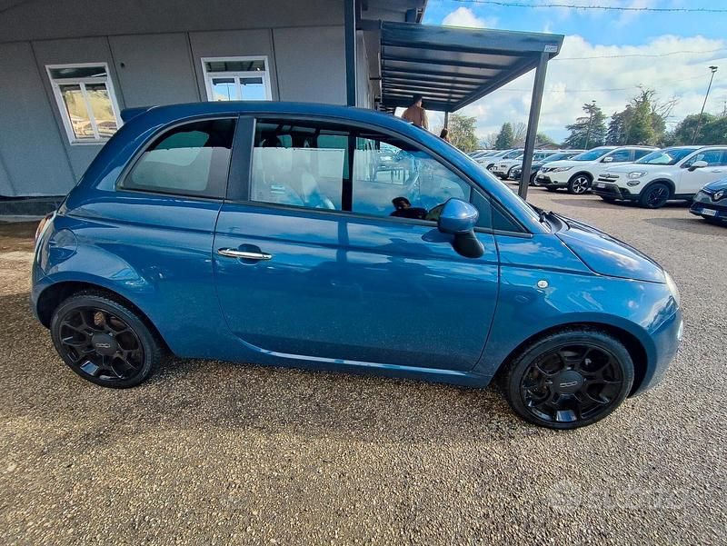 Usata Fiat 500 Lounge 85 CV (62 kW) 2012 Blu Utilitaria