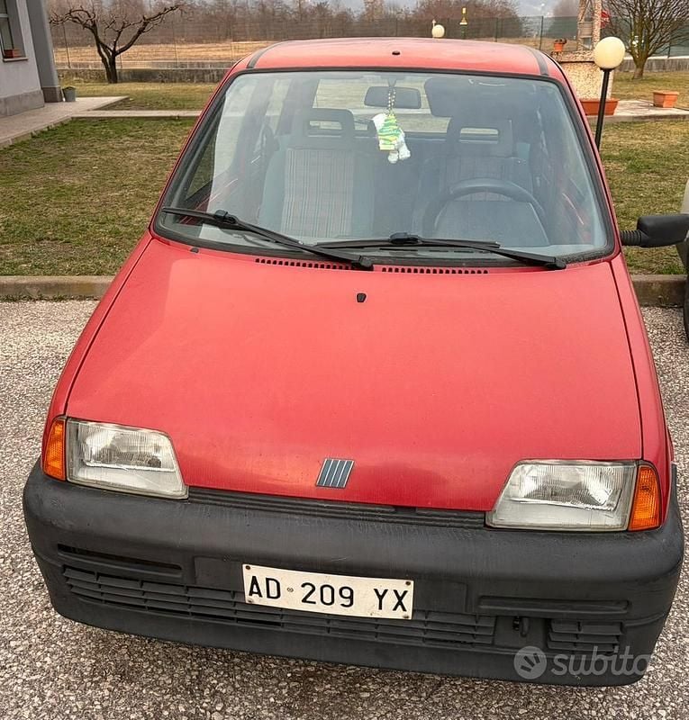 Usata Fiat Cinquecento 1995 Rosso Utilitaria