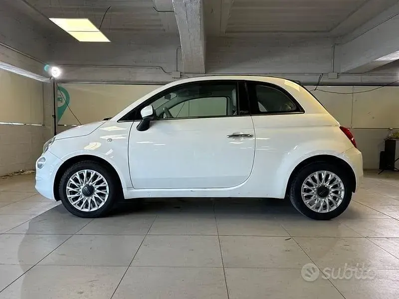Usata Fiat 500C Lounge 69 CV (50 kW) 2019 Bianco Cabrio