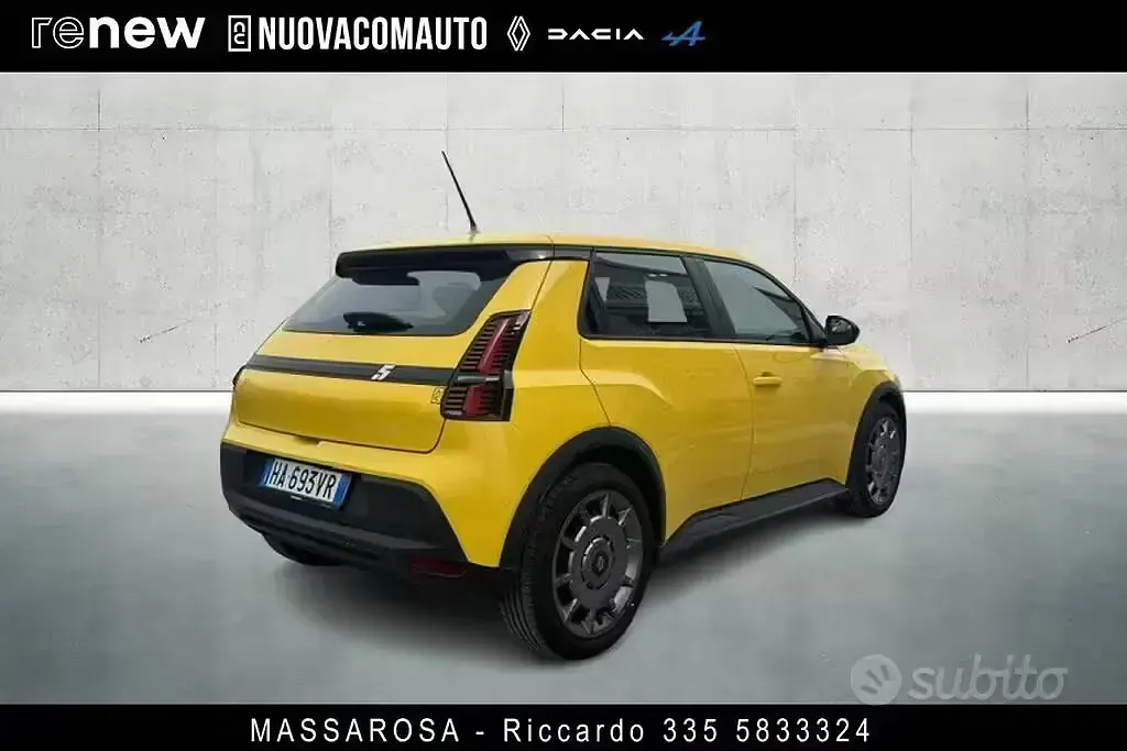 Uusi Renault R5 Evolution 89 kW (122 HP) 2025 Keltainen Viistoperä