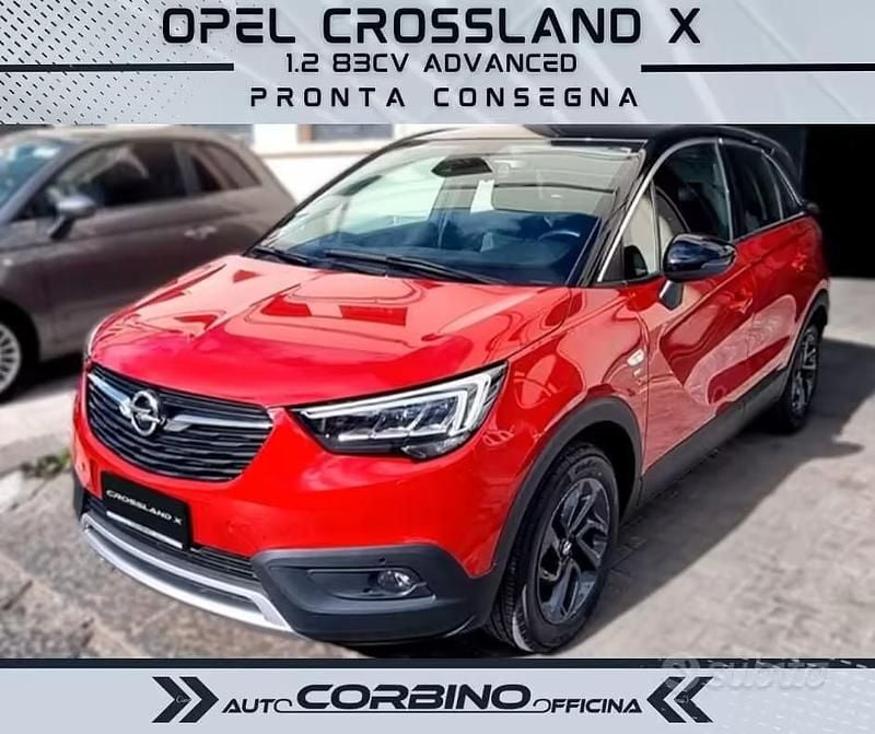 Usata Opel Crossland X Innovation 83 CV (61 kW) 2020 Rosso SUV