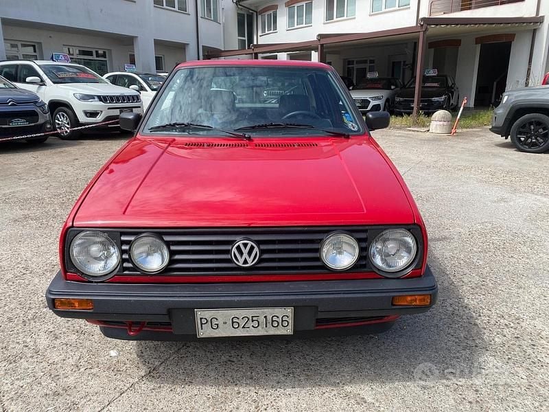 Usata VW Golf II 54 CV (39 kW) 1989 Rosso Utilitaria