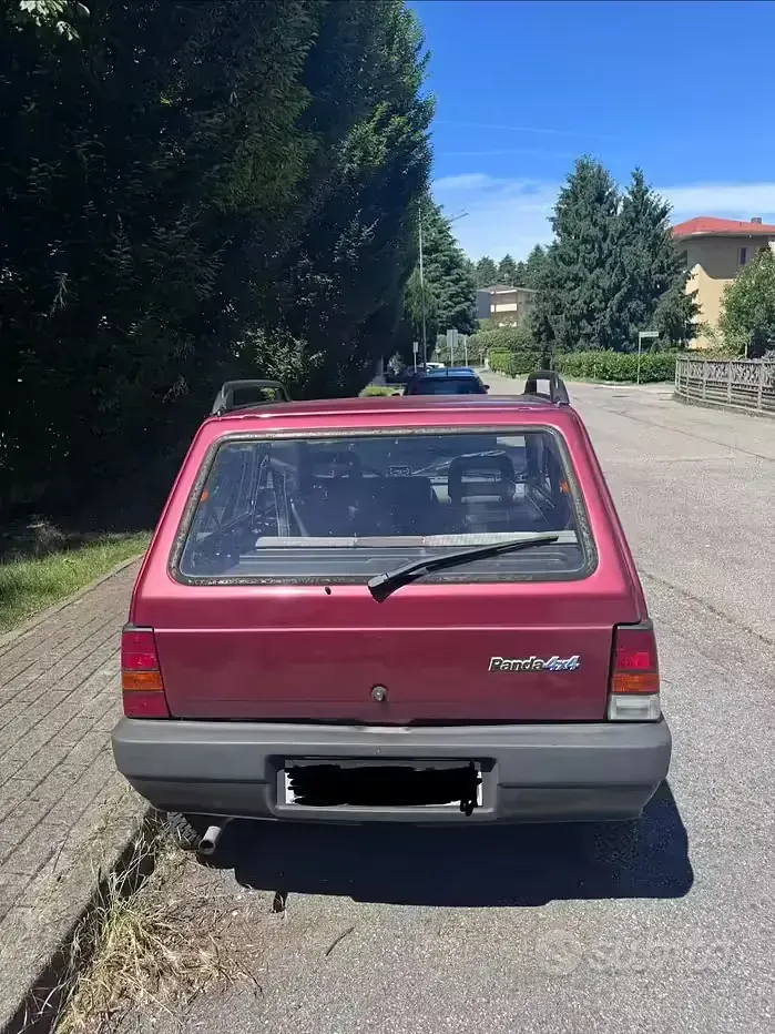 Usata Fiat Panda 4x4 50 CV (36 kW) 1991 Rosso Utilitaria