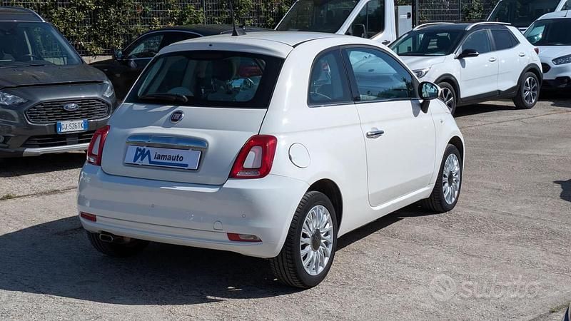 Usata Fiat 500 Lounge 69 CV (50 kW) 2019 Bianco Utilitaria