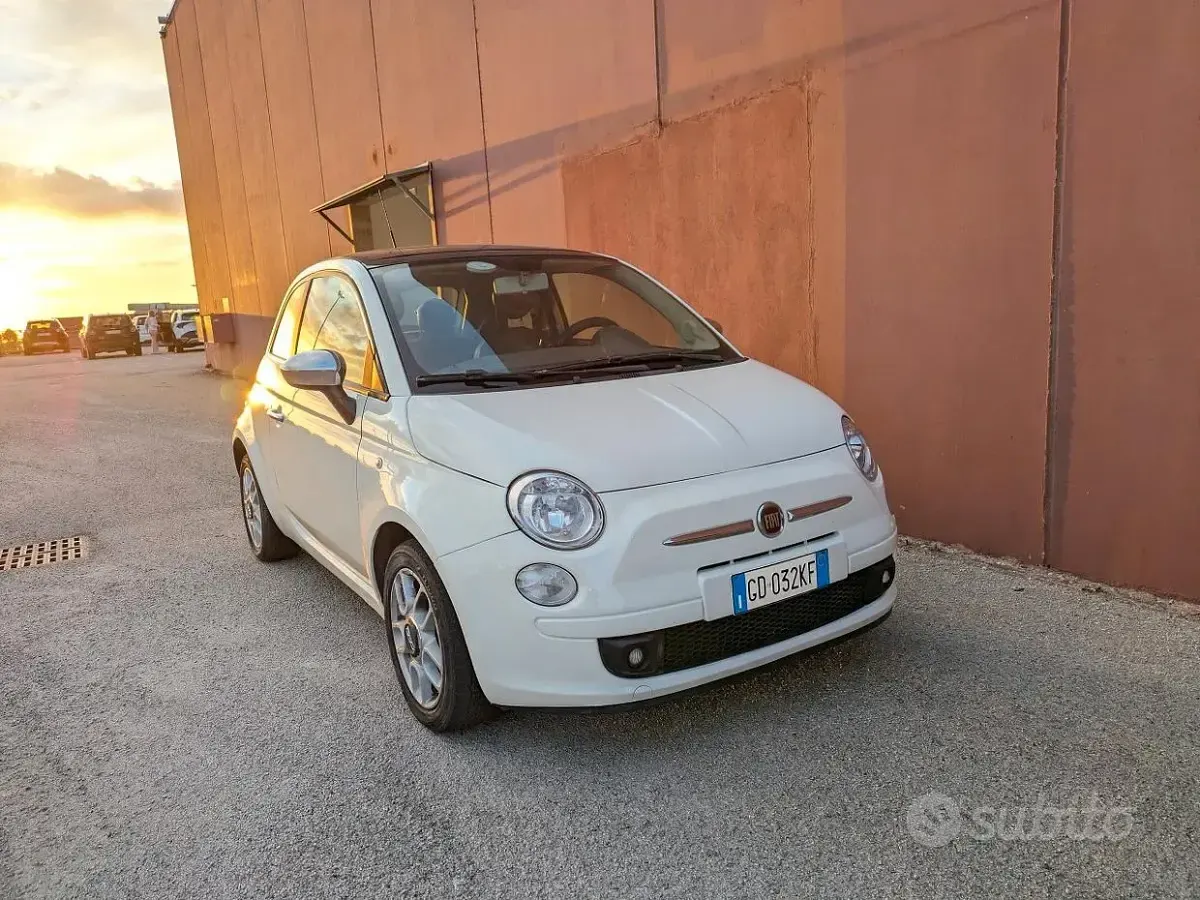 Usata Fiat 500 Sport 69 CV (50 kW) 2008 Bianco Berlina