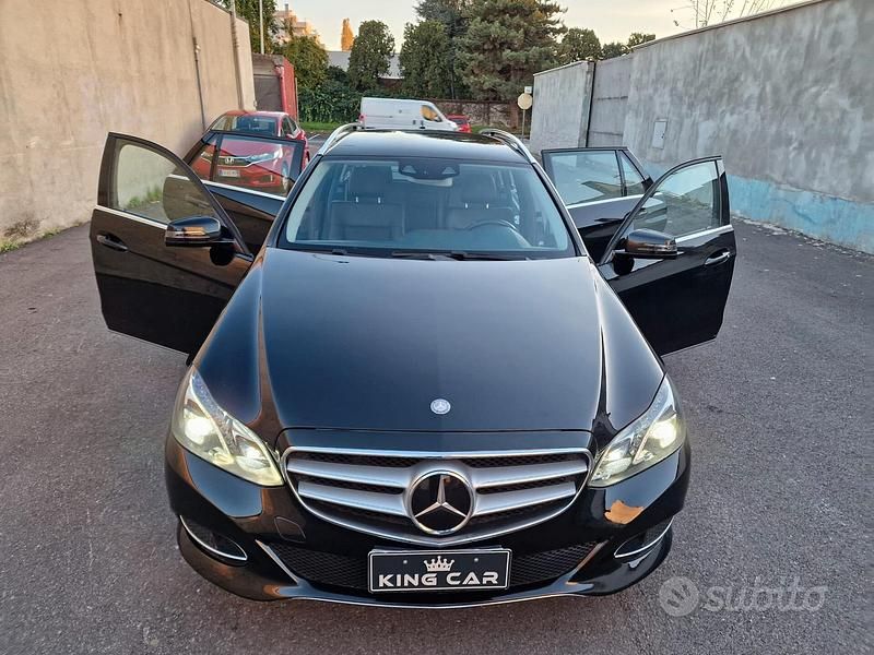 Nero Usata 2015 Mercedes E350 Premium Station wagon | 12.500 € (Super prezzo) - Immagine 1/4