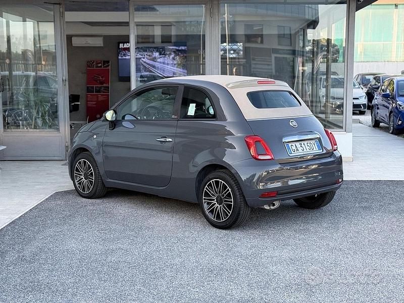 Usata Fiat 500 69 CV (50 kW) 2020 Grigio Cabrio