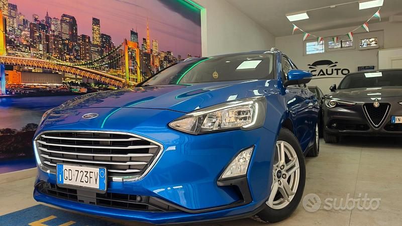 Usata Ford Focus 120 CV (88 kW) 2020 Blu Station wagon