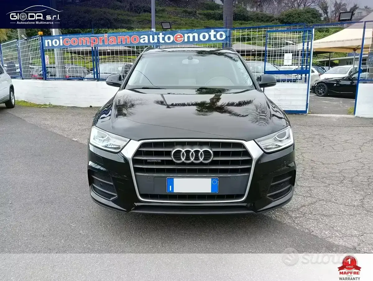 Usata Audi Q3 150 CV (110 kW) 2015 Nero SUV